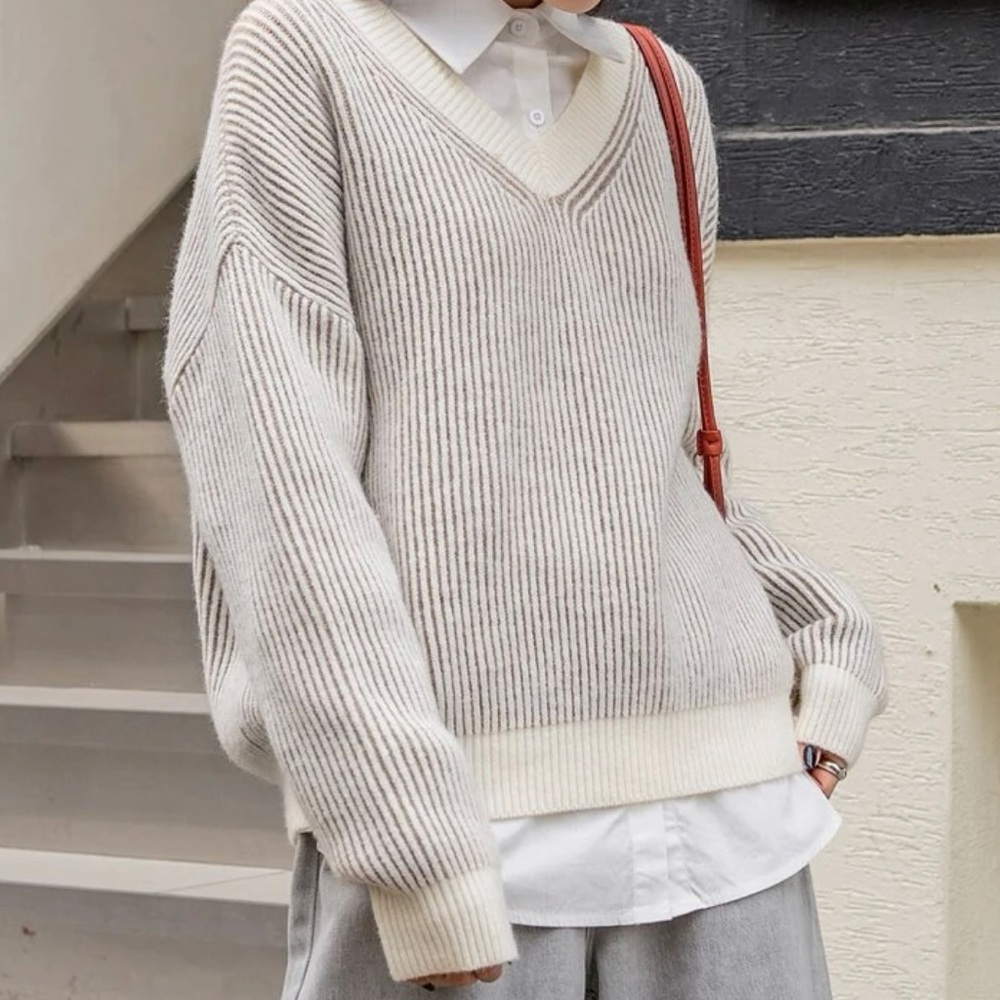 Warm oversized sweater